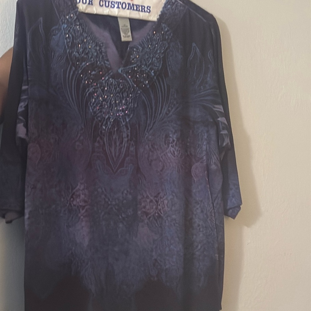 Catherine purple shirt